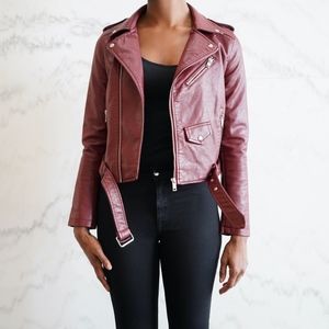 The Vegan Leather Moto Jacket